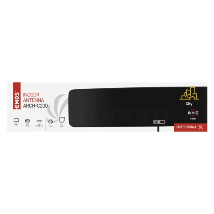 Anténa izbová CITY ARCH-C200, DVB-T2, DAB, filter LTE/4G/5G