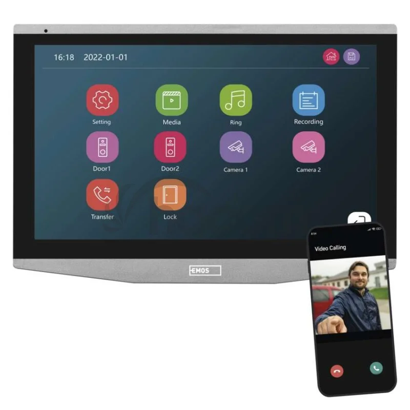 GoSmart Prídavný monitor IP-700B domáceho videovrátnika IP-700A