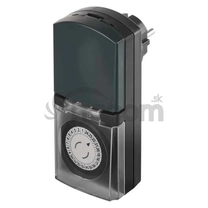 Časovač – mechanická spínacia zásuvka vonkajšia IP44