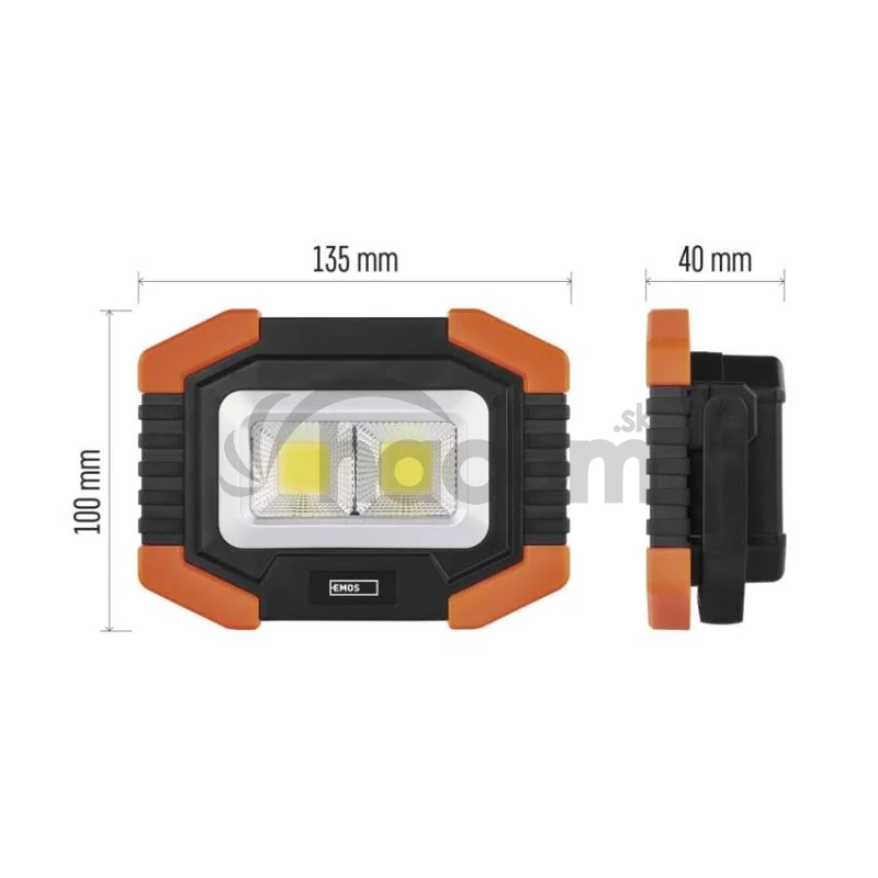 COB LED pracovné svietidlo P4112, 350 lm, 3× AA