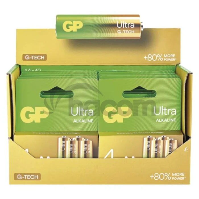 Alkalická batéria GP Ultra LR6 (AA), 4 ks