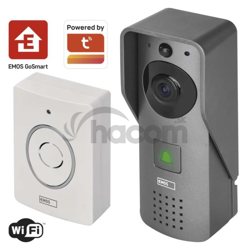 GoSmart Domový bezdrôtový videozvonček IP-09C s WiFi