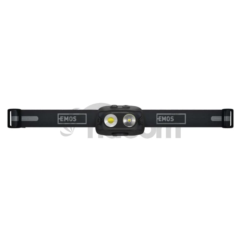 COB LED nabíjacia čelovka P3542, 500 lm, 130 m, Li-pol 1200 mAh