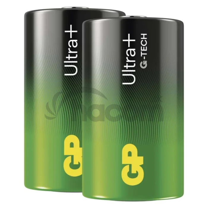 Alkalická batéria GP Ultra Plus LR20 (D), 2 ks
