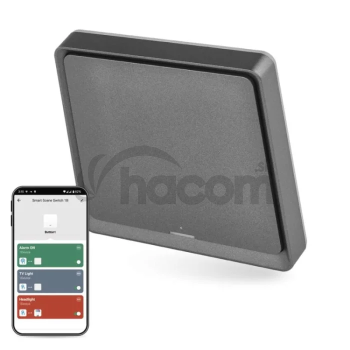 GoSmart Prenosný ovládač scén IP-2001ZB, ZigBee 3.0, 1-tlačidlový