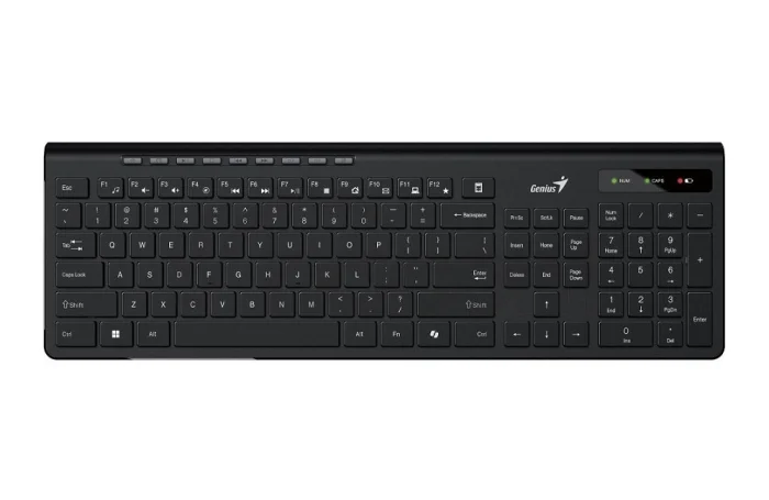 Genius SlimStar 7230/Bezdrôtová USB/ CZ- SK layout/Čierna