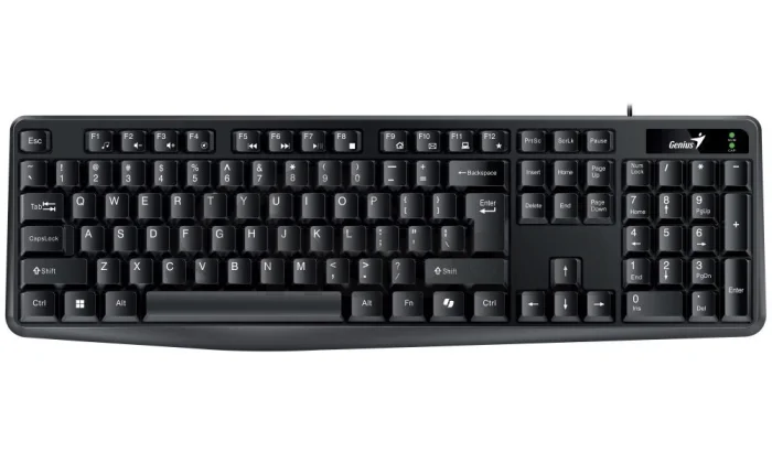 Genius KB-117/Drôtová USB/ CZ- SK layout/Čierna