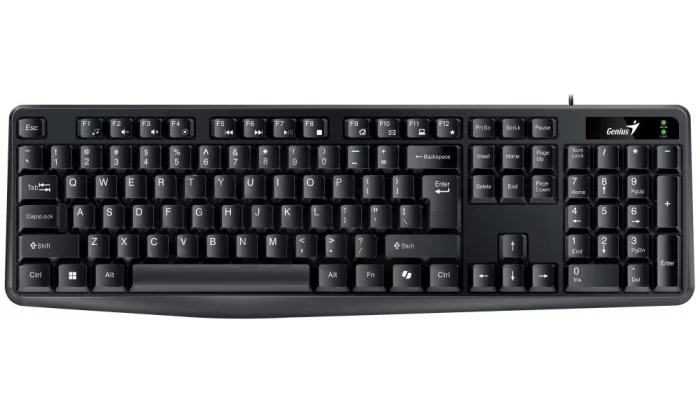 Genius KB-117/Drôtová USB/ CZ- SK layout/Čierna