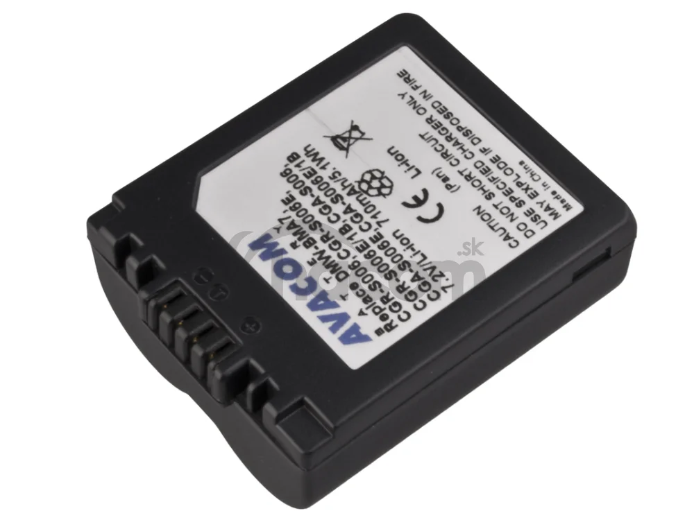 Batéria AVACOM Panasonic CGA-S006 Li-ion 7.2V