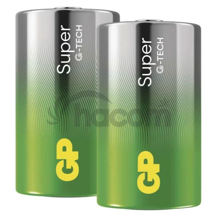 Alkalická batéria GP Super LR20 (D), 2 ks