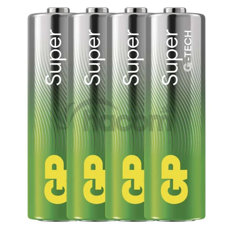 Alkalická batéria GP Super LR6 (AA), 4 ks