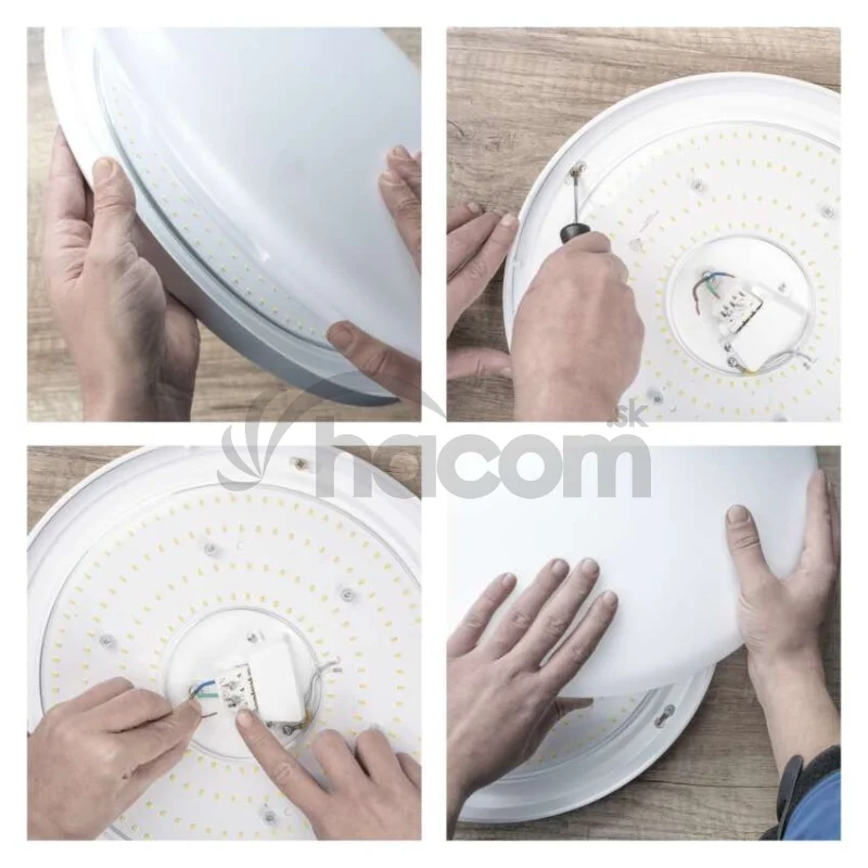 LED stropné svietidlo TIVI, A CLASS, okrúhle biele 11W, IP44, Neutrálna biela