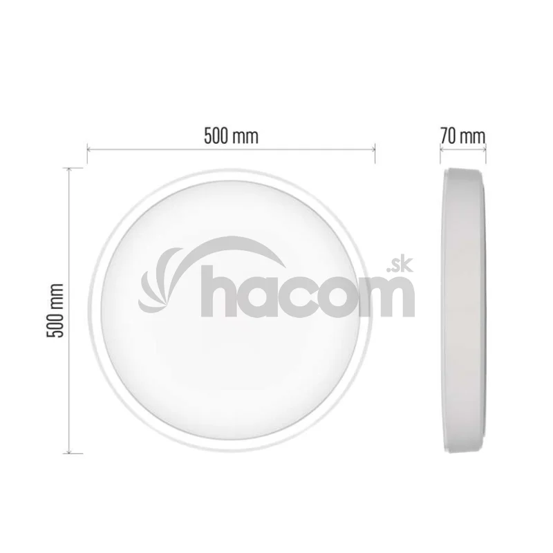 Inteligentné LED svietidlo GoSmart, prisadené, kruhové, 45W, CCT, stmievateľné, WiFi