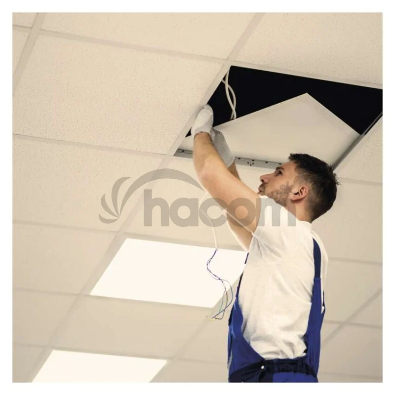 LED panel MAXXO 60 x 60 cm / 10 mm, 36 W, 4 100 lm, vstavaný, teplá biela, UGR<19, IP20