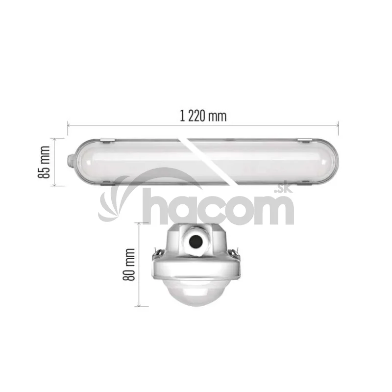 LED prachotesné svietidlo MISTY 54W NW IP66