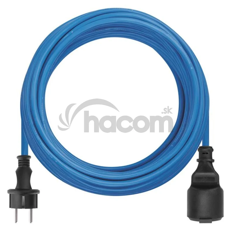 Špeciálny predlžovací kábel 10 m / 1 zásuvka / PVC / 230 V / 1,5 mm2