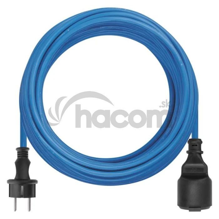 Špeciálny predlžovací kábel 10 m / 1 zásuvka / PVC / 230 V / 1,5 mm2