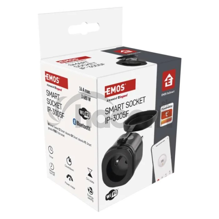 Zásuvka GoSmart WiFi IP44 IP-3005F