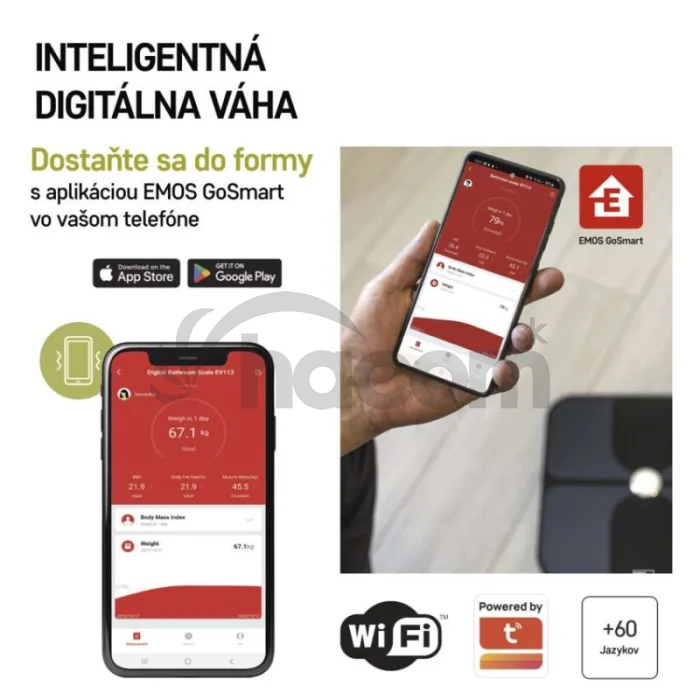 GoSmart Digitálna osobná váha EV112
