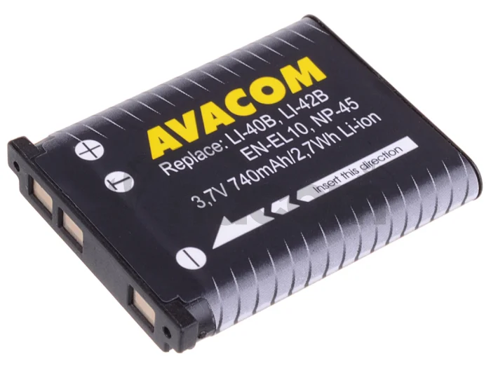 Batéria AVACOM Olympus Li-40B, Li-ion 3.7V 740mAh
