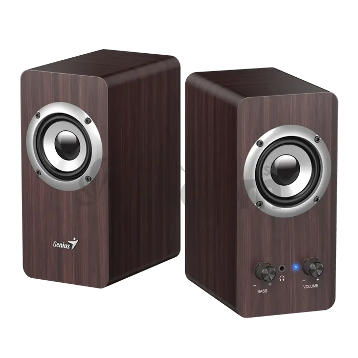 GENIUS SP-HF400 reproduktory, tmavé drevo