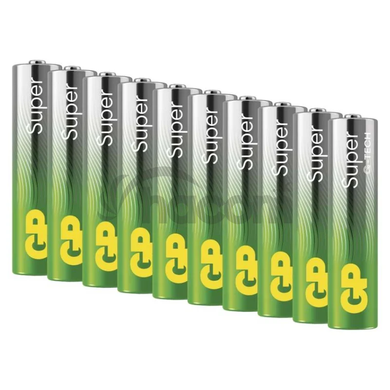 Alkalická batéria GP Super LR03 (AAA), 10 ks
