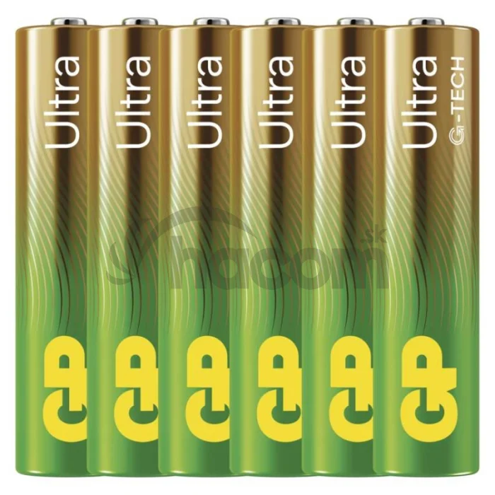 Alkalická batéria GP Ultra LR03 (AAA), 6 ks