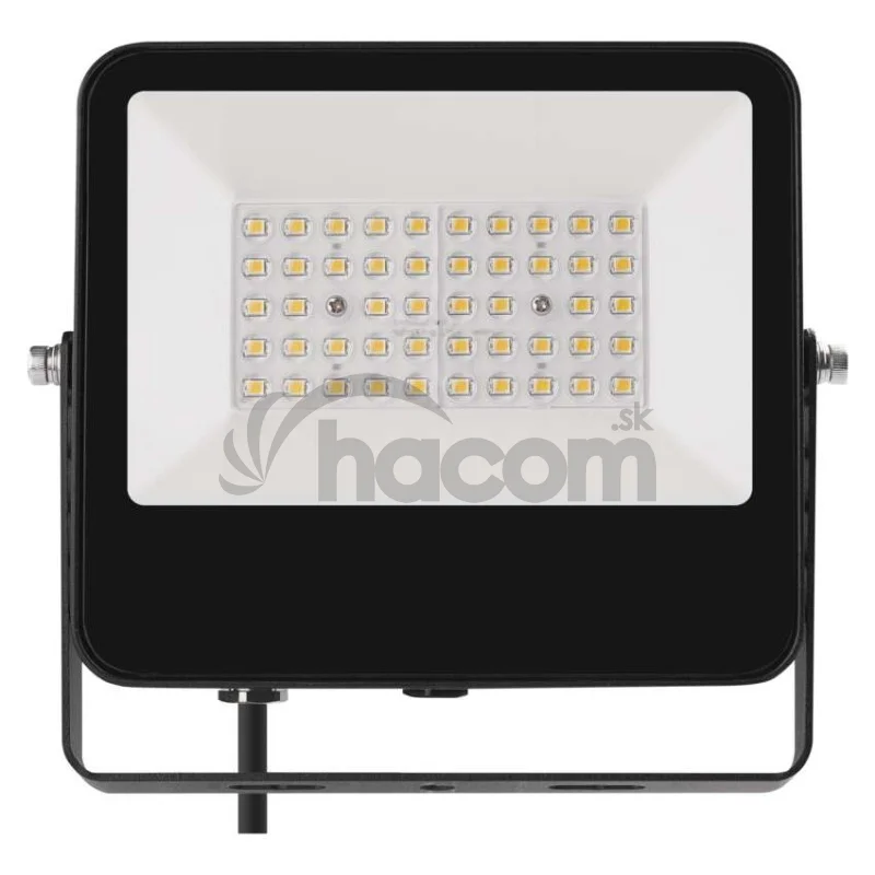 LED reflektor AVENO čierny, 30W neutrálna biela