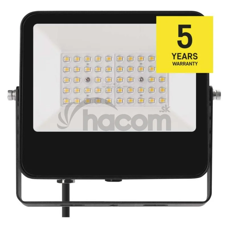 LED reflektor AVENO čierny, 30W neutrálna biela
