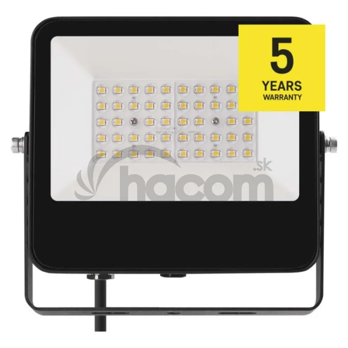 LED reflektor AVENO čierny, 30W neutrálna biela