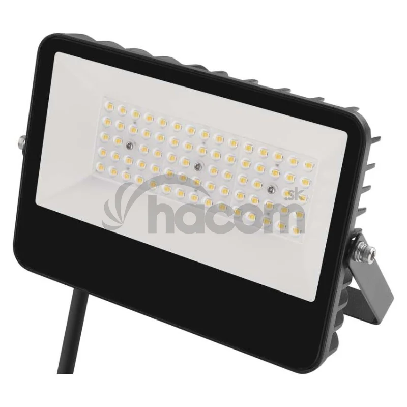 LED reflektor AVENO čierny, 48W neutrálna biela