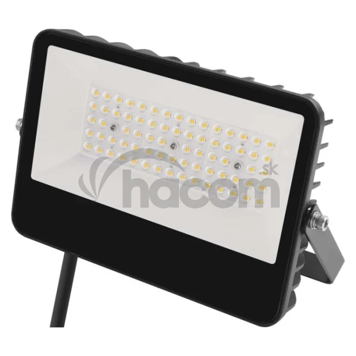 LED reflektor AVENO čierny, 48W neutrálna biela