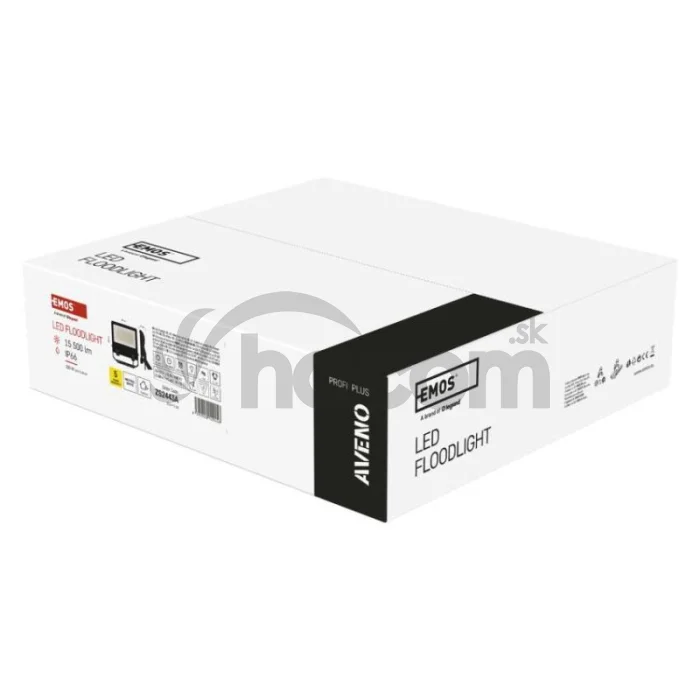 LED reflektor AVENO čierny, 100W neutrálna biela