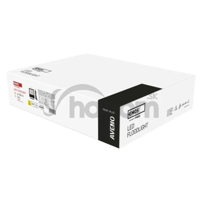 LED reflektor AVENO čierny, 150W neutrálna biela
