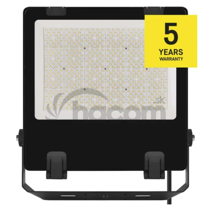 LED reflektor AVENO čierny, 300W neutrálna biela
