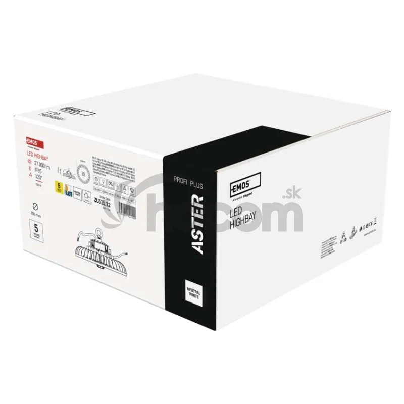LED priemyselné závesné svietidlo HIGHBAY ASTER 120° 150W