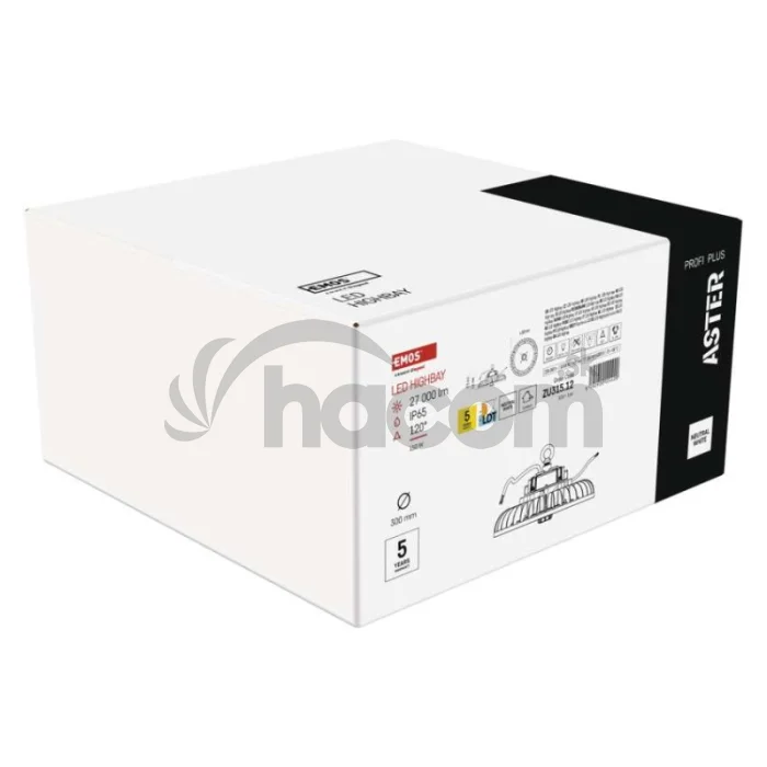 LED priemyselné závesné svietidlo HIGHBAY ASTER 120° 150W