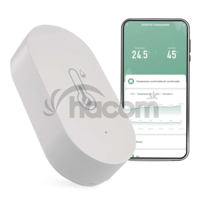 GoSmart Digitálny teplomer s vlhkomerom, bezdrôtový snímač, ZigBee EGS0102