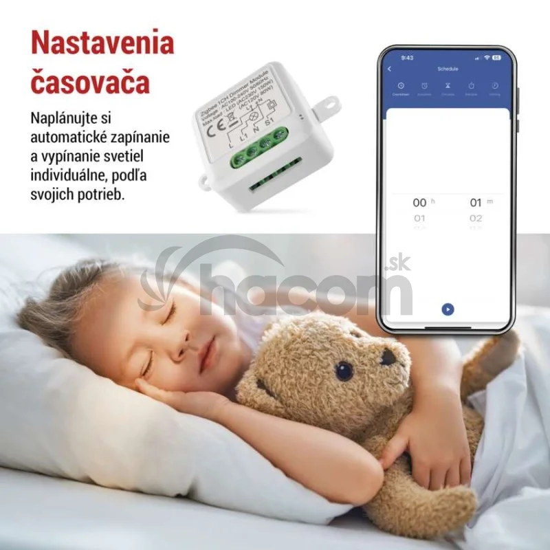 GoSmart modul stmievania IP-2111DZ, ZigBee, 1-kanálový