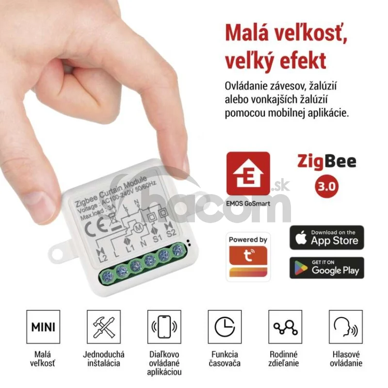 GoSmart modul motora IP-2121CZ, ZigBee, 1-kanálový