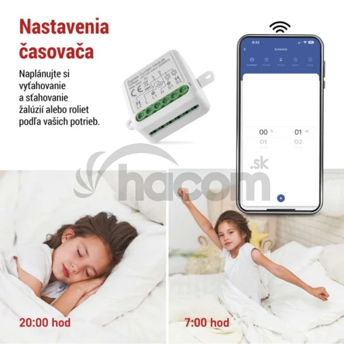GoSmart modul motora IP-2121CZ, ZigBee, 1-kanálový