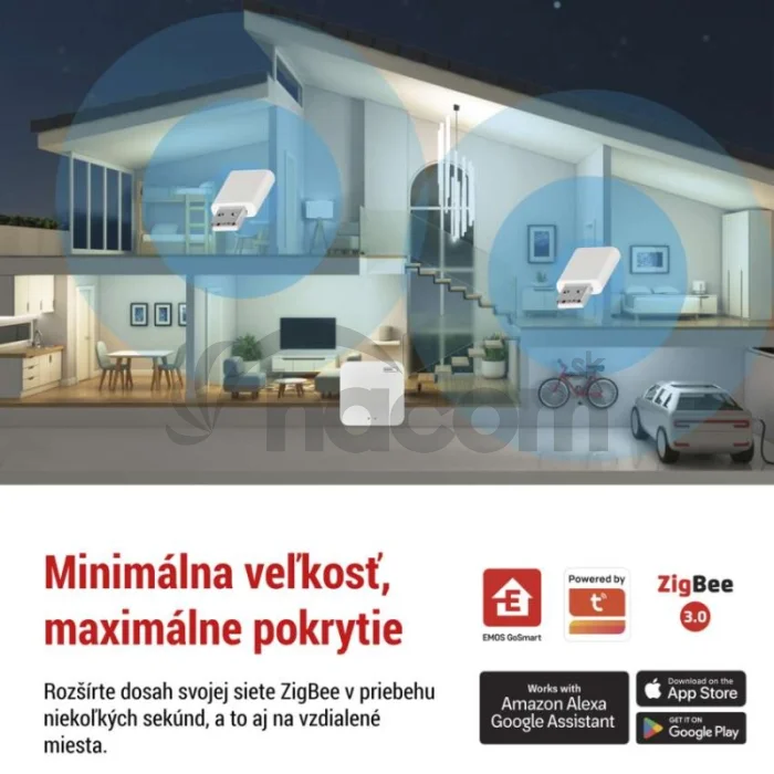 GoSmart opakovač signálu IP-2213Z pre bránu ZigBee