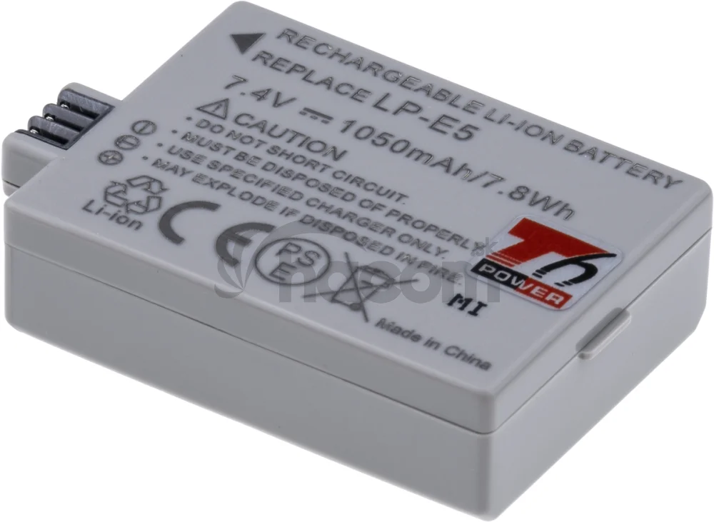 Batéria T6 power Canon LP-E5, 1050mAh, 7,8Wh