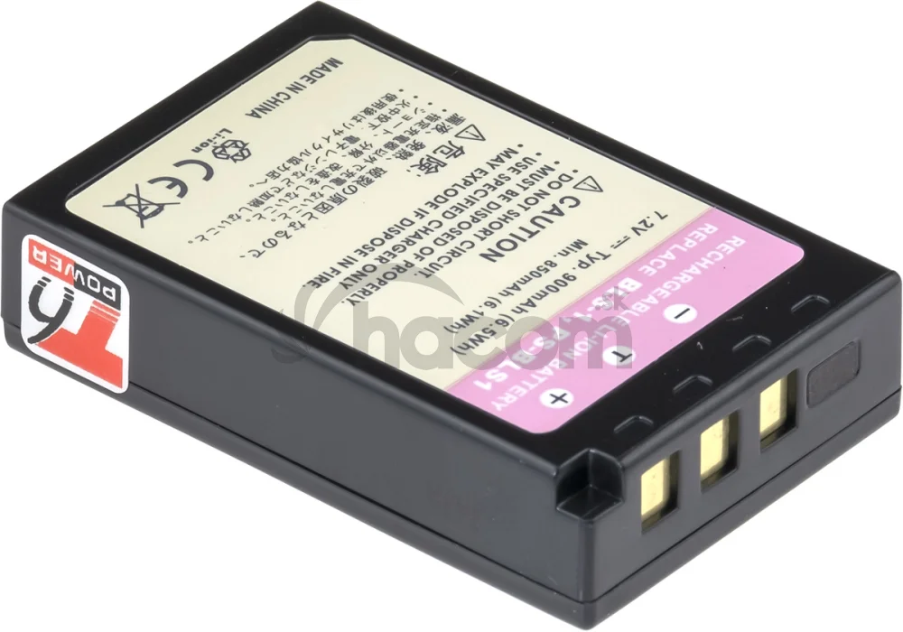 Batéria T6 power Olympus PS-BLS1, 900mAh, 6,5Wh