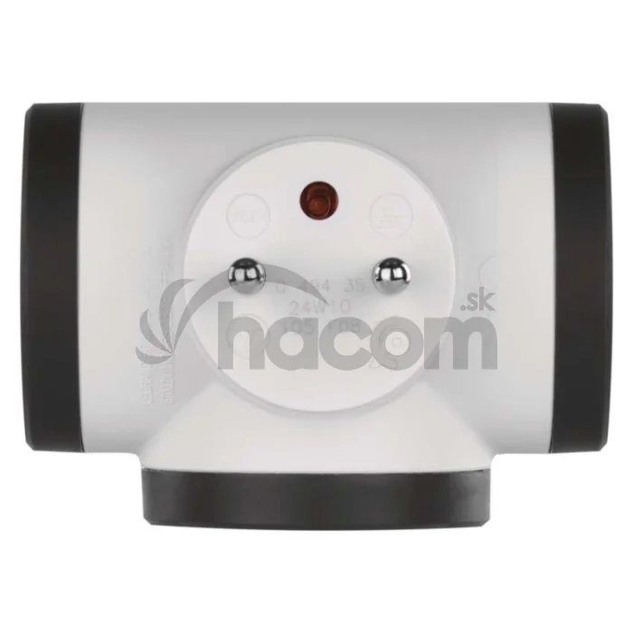 LEGRAND Revolution Rozbočovacia zásuvka 3× guľatá