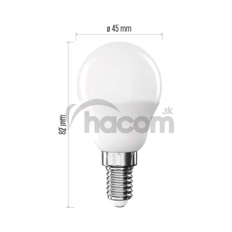 LED žiarovka Classic Mini Globe / E14 / 4,2 W (40 W) / 470 lm / Neutrálna biela