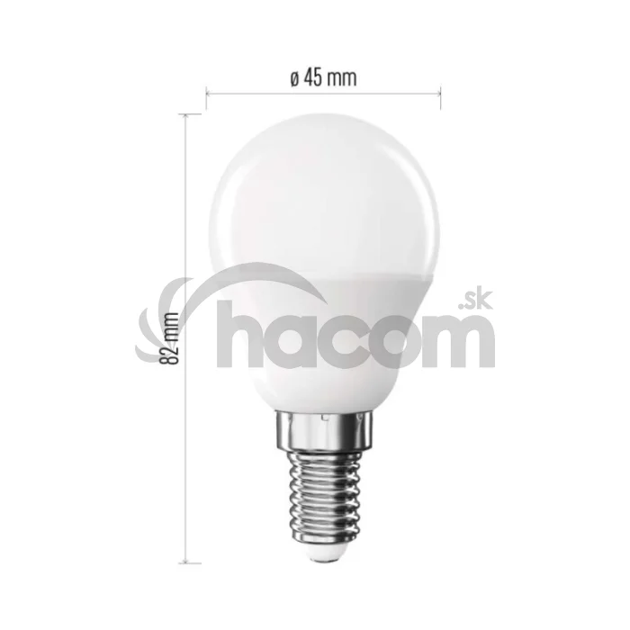 LED žiarovka Classic Mini Globe / E14 / 4,2 W (40 W) / 470 lm / Neutrálna biela