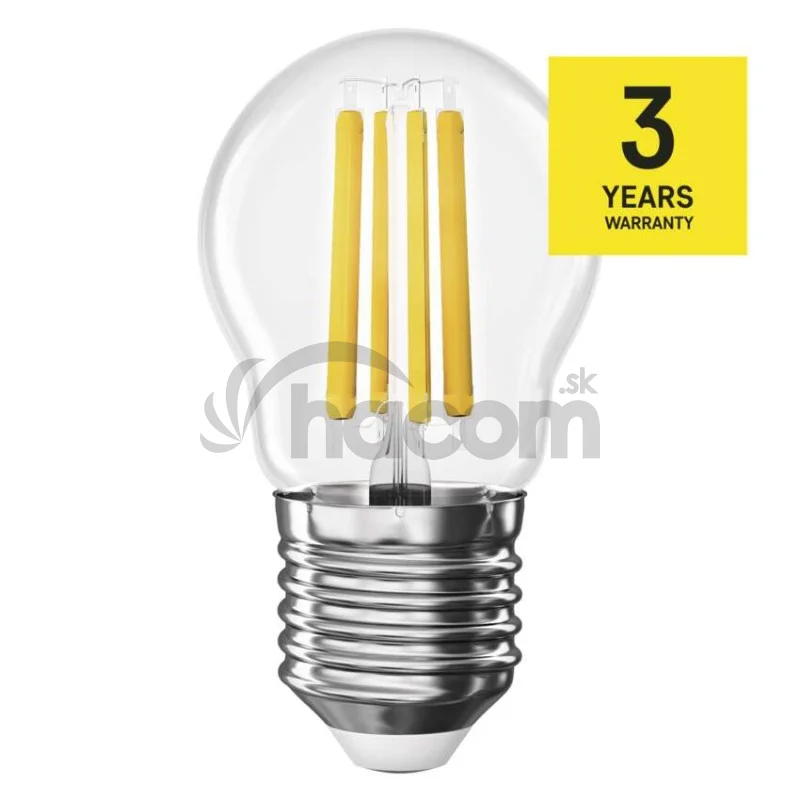 LED žiarovka Filament Mini Globe / E27 / 5,9 W (60 W) / 806 lm / Teplá biela