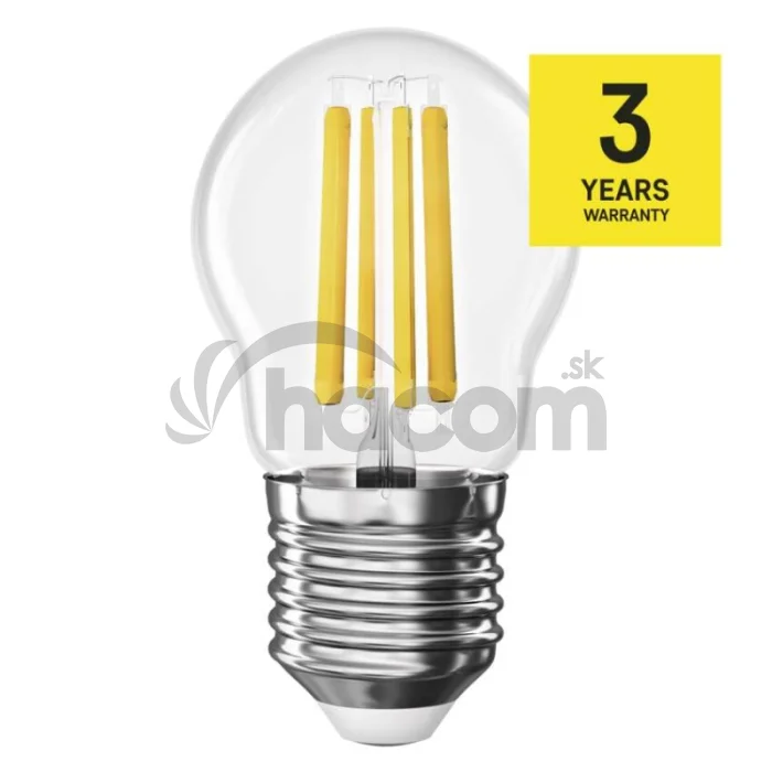 LED žiarovka Filament Mini Globe / E27 / 5,9 W (60 W) / 806 lm / Teplá biela