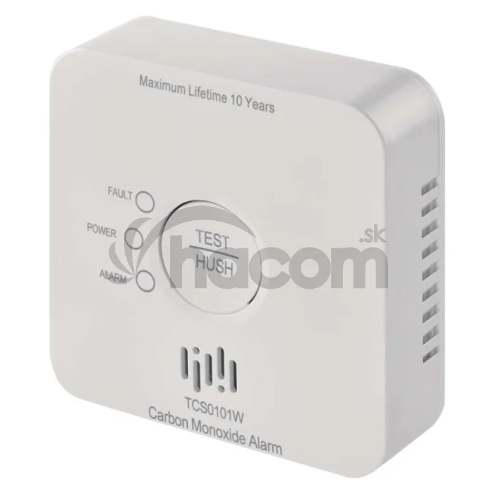 GoSmart detektor oxidu uhoľnatého v miestnosti TCS0101W s WiFi